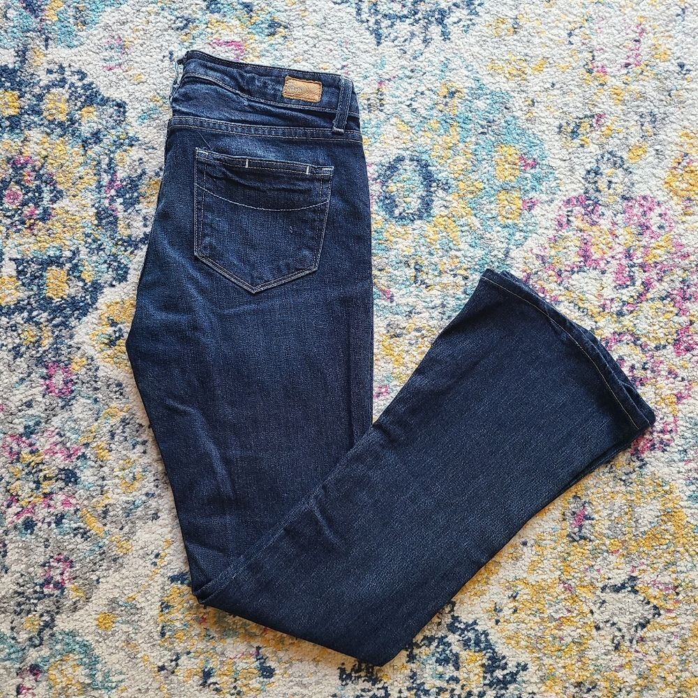 PAIGE Dark Blue Bootcut Jeans